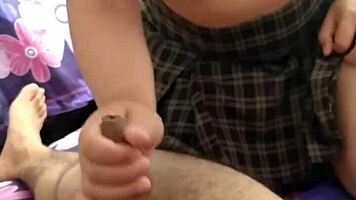 Finally Fucking Tight Ass Of Stepdaughter With Hot Shaved Pussy Moans