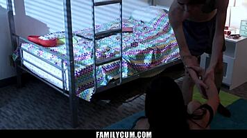 Stepsister Lets Stepbro Lick Nipples