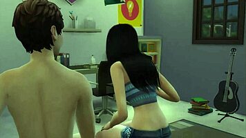mi prima apologizes by sucking me off before i break her ass hard