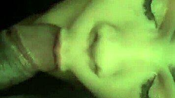 Teen swallows bbc cumshot on big latina ass in interracial facial