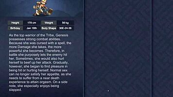 Episode 1 features a teen with big tits humping my large dick onto Genesis in a kinky game outfit, leading to a cumshot and squirting