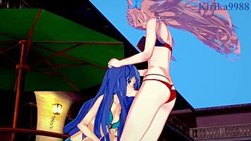 i fucked tsubasa kazanari's futanari cock so hard