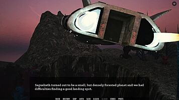 Playing the hot sex simulation in Tales from the Unending Void 17.