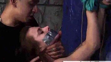 webcam teen 18+ anya olsen in rough outdoor public bondage 😈