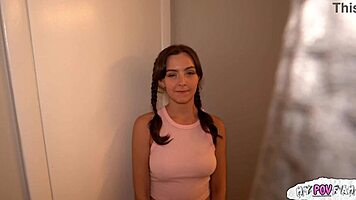 stepdaughter caught spying on me in the shower