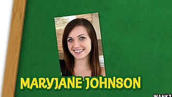 Adorable Coed Maryjane Bent Over For Rough Wanking By Teacher