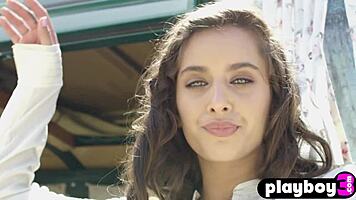 Uma Jolie Boldly Strips Clothes and Poses Naked