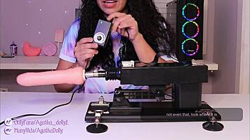 Unboxing My New Sex Machine - Agatha Dolly Tests Incredible Speed