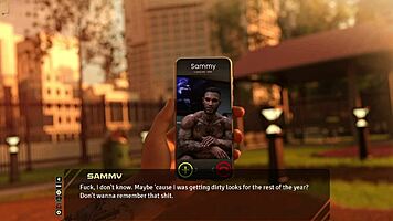 Stunning Long-Haired Brunette Discusses Old Days in Taboo Hentai 3D Game.