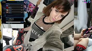 teen masturbates while playing league of legends