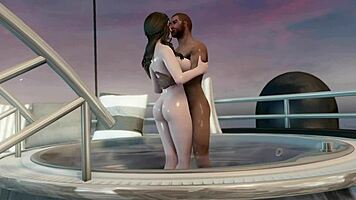 Cute Teen 18+ Gives Thigh-Fuck 3D Porn Skyrim At Pool