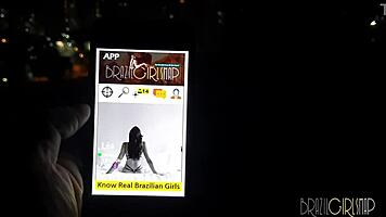 Tourist matches with beautiful Clara Lady Snow Brasil 😍