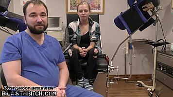 Ava Siren Gets Cum Tramp Stamp from Doctor