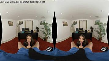 The big meat-ing! Shaved pussy close-up in office pov hardcore