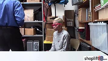 black teen 18+ busted by cop for stealing leash, caught spying