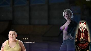 Playful Fox explores college outdoor hentai in Apocalust 7