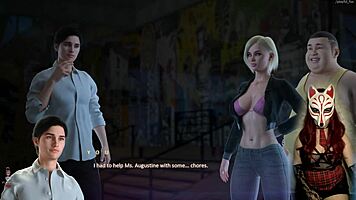 Playful Fox explores college outdoor hentai in Apocalust 7