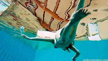 Nina Mohnatka Reveals Hairy Pussy in Steamy Shower Scene