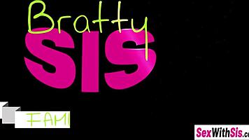 big dick stepbro scores on his sexy petite latina stepsister xxlayna marie