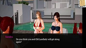 Kinky teen in my new family hentai cartoon adventure