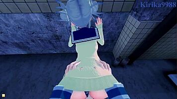 himiko toga and ochako uraraka intense lesbian sex 😍