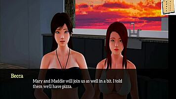 Kinky teen in my new family hentai cartoon adventure