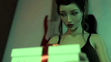 Bloody passion cap 18 mi hermanastra hace cosplay de 2b y paja con pies