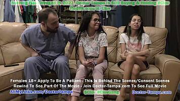 Angel Santana Feels Intense Arousal During Her 2022 Gyno Exam With Nurse Aria Nicole At Doctor Tampa