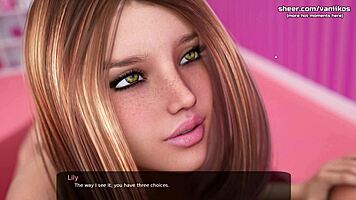 Slutty Blonde Teen 18+ Steals Boyfriend From Best Friend In Milfy City