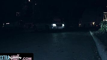 Tiny Future Babe Martina Smeraldi Deepthroats and Licks Ass to Survive in Our World