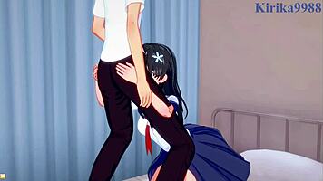 Ruiko Saten, Misaki Shokuhou, Toma Kamijo Wild Hentai Sex