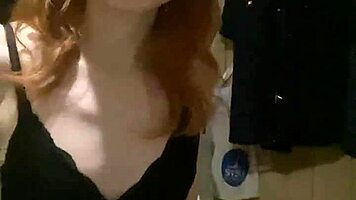 Watch this teen 18+ dance sexy with her tiny tits in homemade video