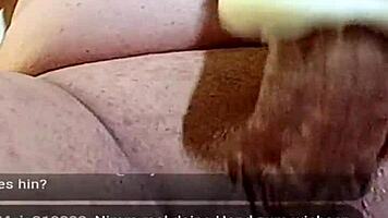 I Jerk My Cock on Webcam with Toy.