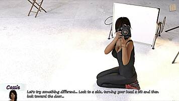 Big City Pleasures 34: Cassie Helps John On Camera