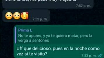 Redhead Cousin Gets Hot On WhatsApp, Leads To Sex In Room.