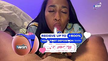 stepmother helps stepson reduce erection with blowjob, moaning as she gets creampied