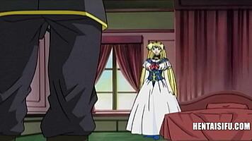 virgin princess gets dp by futa elf and perv prince in hentai