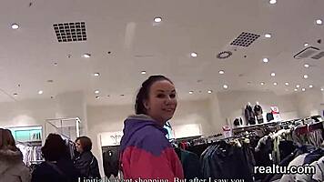 stellar czech teen 18+ie seduced in supermarket and pounded in pov