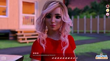 Ep18 catches eve masturbating in the shower, then helps the curvy mature hotties with cumshots in 3d porn game