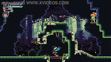 Flip Witch femdom creampie in forest hentai