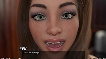 Stranded in space 29, gigi gives cute kisses in 3d anime