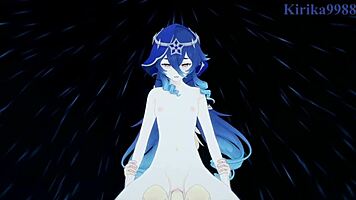 Faruzan Layla And Aether Engage In Exciting Adventures In Genshin Impact Cartoon World