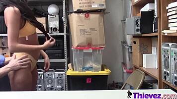 Horny Latina Teen Spanked And Banged By Officer