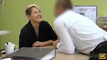 Naughty girl, how do you use sexual charms for credit?