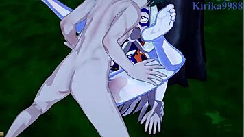 Tsuyu Asui And Mt Lady Fuck Izuku Midoriya In Intense Hentai Sex!