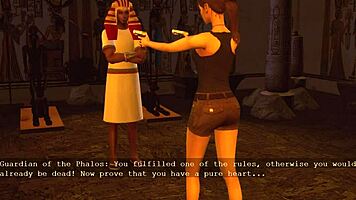 sims 4 tomb raider parody with lara croft's trial