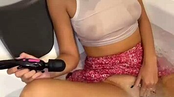 Hot Damn! Wet Clothed Sex in Jacuzzi with Tall Brunette Teen 18+!