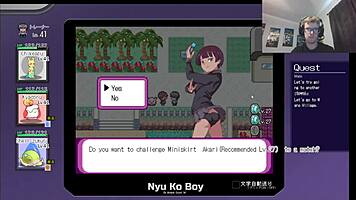 nurse joy clone bent over for public sex in game