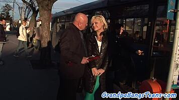 Adorable Teen 18+ Feels Deeply Banged By Horny Grandpa In Emotional Encounter