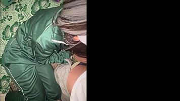 Hot Mexican student in PE uniform, homemade HD action! 🔥